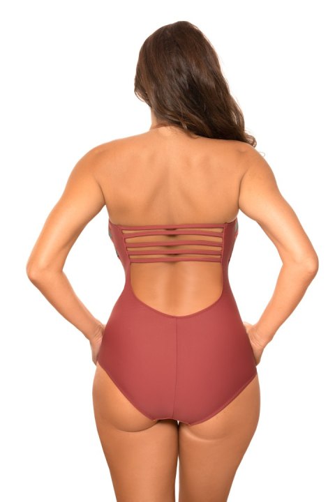 Jednoczęściowy strój kąpielowy Kostium kąpielowy Model Rada M-654 Green/Orange - Marko Jednoczęściowy strój kąpielowy Kostium kąpielowy Model Rada M-654 Green/Orange - Marko