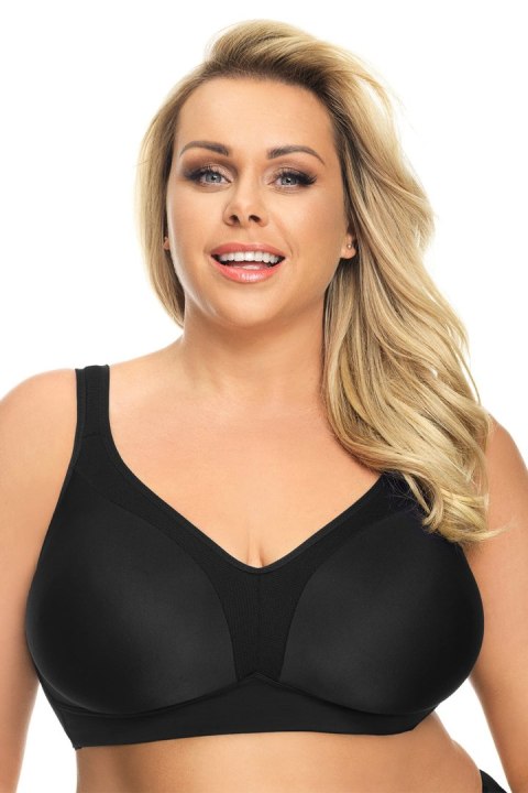 Biustonosz Soft Model Anya K422 Black - Gorsenia Lingerie Biustonosz Soft Model Anya K422 Black - Gorsenia Lingerie