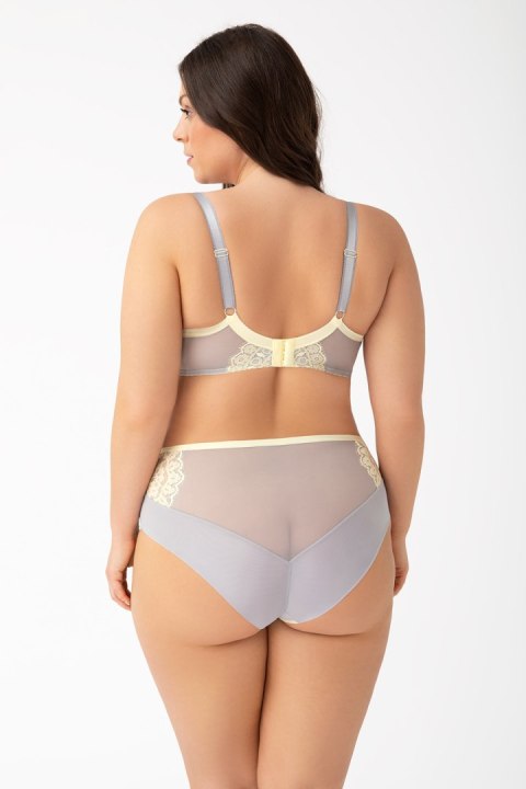 Biustonosz Soft Model Limoncello K772 Yellow/Grey - Gorsenia Lingerie Biustonosz Soft Model Limoncello K772 Yellow/Grey - Gorsenia Lingerie