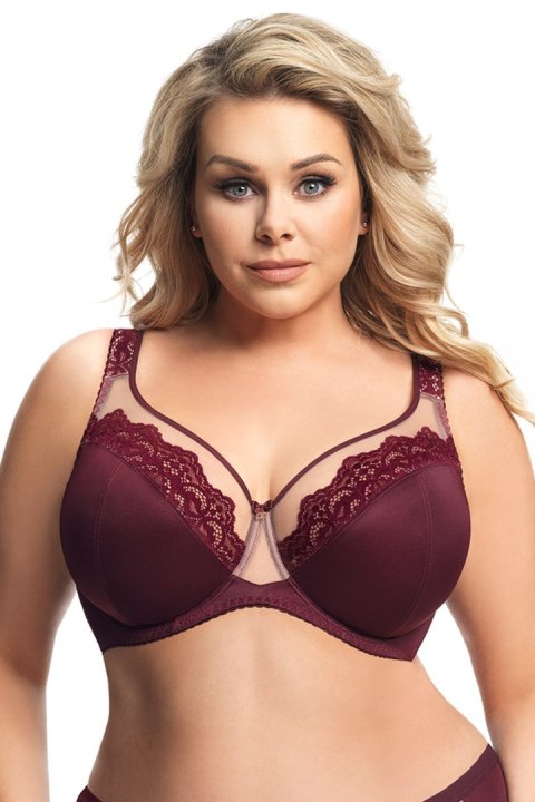 Biustonosz Soft Model Luisse K441 Bordo - Gorsenia Lingerie Biustonosz Soft Model Luisse K441 Bordo - Gorsenia Lingerie