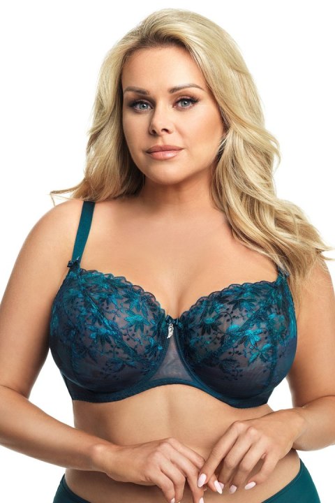 Biustonosz Soft Model Rimini K633 Green - Gorsenia Lingerie Biustonosz Soft Model Rimini K633 Green - Gorsenia Lingerie