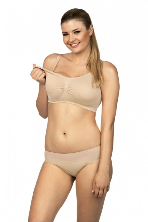 Biustonosz do karmienia Model 3087 Beige - Lupo Line Biustonosz do karmienia Model 3087 Beige - Lupo Line
