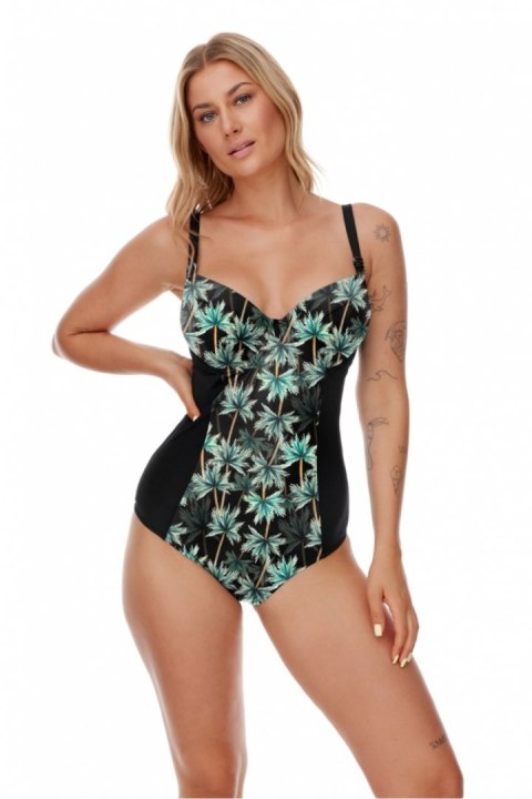 Jednoczęściowy strój kąpielowy Kostium jednoczęściowy Model Negros Green - Lupo Line Jednoczęściowy strój kąpielowy Kostium jednoczęściowy Model Negros Green - Lupo Line