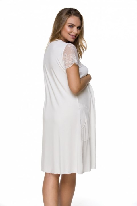 Koszulka nocna Koszula Nocna Ciążowa Model 3118 White - Lupo Line Koszulka nocna Koszula Nocna Ciążowa Model 3118 White - Lupo Line