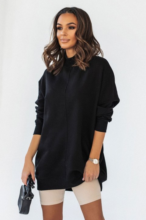 Bluza Damska Model Simple D27 Black - IVON Bluza Damska Model Simple D27 Black - IVON