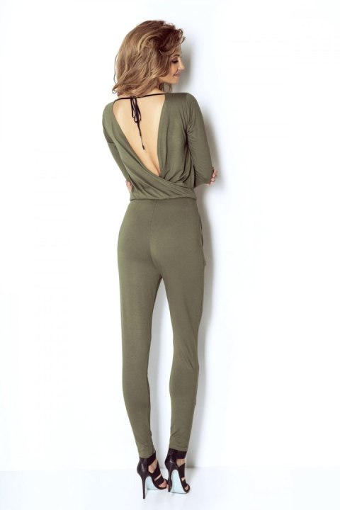 Kombinezon Damski Model Erine Khaki - IVON Kombinezon Damski Model Erine Khaki - IVON