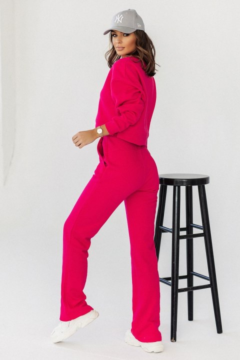 Spodnie Dresowe Model Lamia T22 Pink - IVON Spodnie Dresowe Model Lamia T22 Pink - IVON