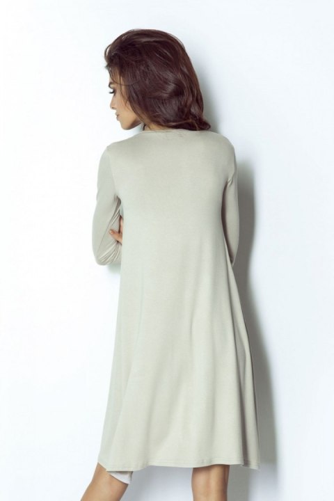 Sukienka Model Amelya 205 Beige - IVON Sukienka Model Amelya 205 Beige - IVON