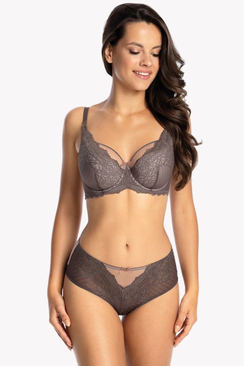 Biustonosz Soft Biustonosz Semi-Soft Model Zofia 1123 Brown - Gaia Biustonosz Soft Biustonosz Semi-Soft Model Zofia 1123 Brown - Gaia