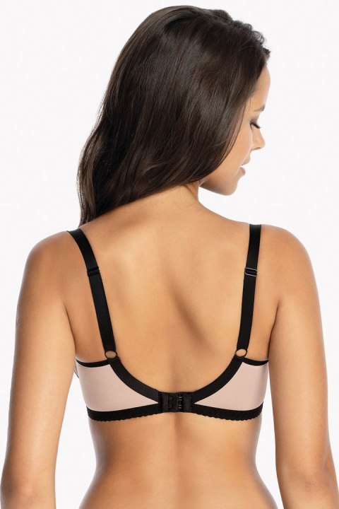 Biustonosz Soft Model Lea 1101 Black/Pink - Gaia Biustonosz Soft Model Lea 1101 Black/Pink - Gaia