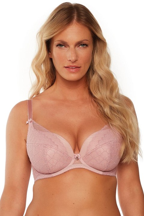 Biustonosz push up Biustonosz Usztywniany Model Debora 1236 Pink - Gaia Biustonosz push up Biustonosz Usztywniany Model Debora 1236 Pink - Gaia