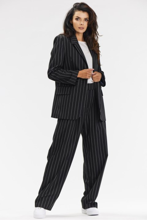 Spodnie Damskie Model A677 Black - awama Spodnie Damskie Model A677 Black - awama