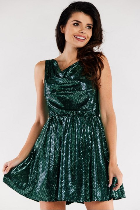 Sukienka Model A562 Green Dots - awama Sukienka Model A562 Green Dots - awama