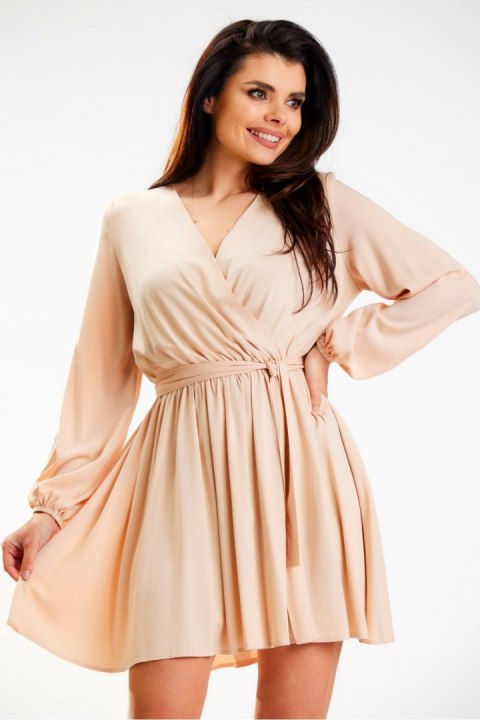 Sukienka Model A577 Beige - awama Sukienka Model A577 Beige - awama