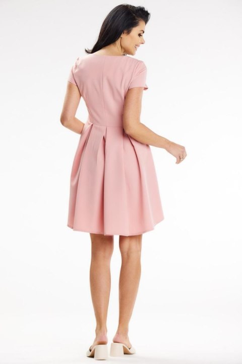 Sukienka Model A645 Powder Pink - awama Sukienka Model A645 Powder Pink - awama