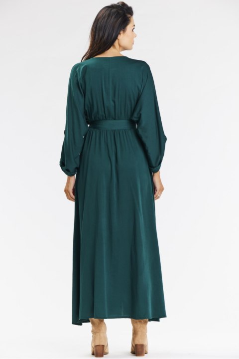 Sukienka Model A670 Bottle Green - awama Sukienka Model A670 Bottle Green - awama