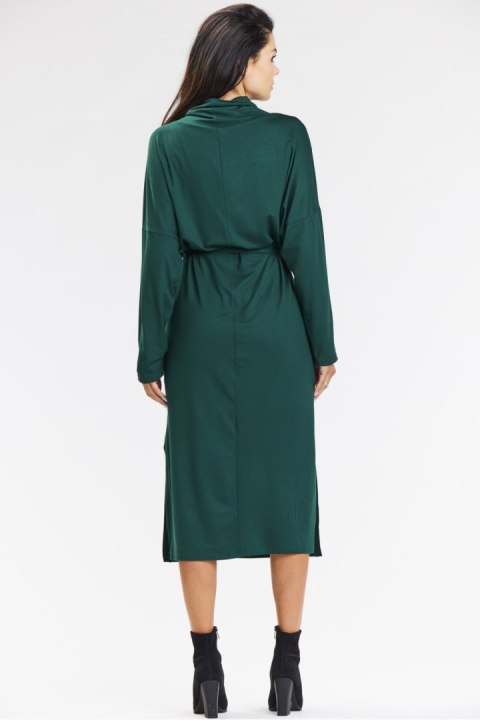 Sukienka Model A671 Bottle Green - awama Sukienka Model A671 Bottle Green - awama
