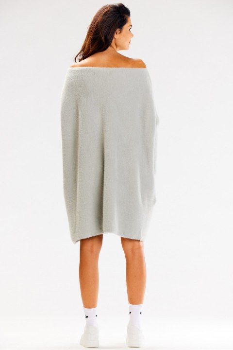 Sweter Damski Model A618 Grey - awama Sweter Damski Model A618 Grey - awama