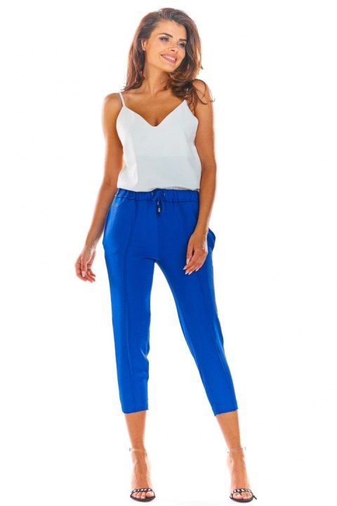 Spodnie Damskie Model A306 Blue - awama Spodnie Damskie Model A306 Blue - awama