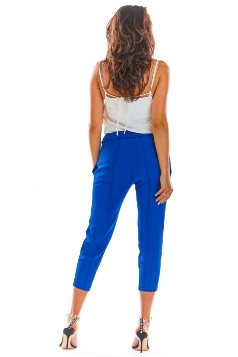 Spodnie Damskie Model A306 Blue - awama Spodnie Damskie Model A306 Blue - awama