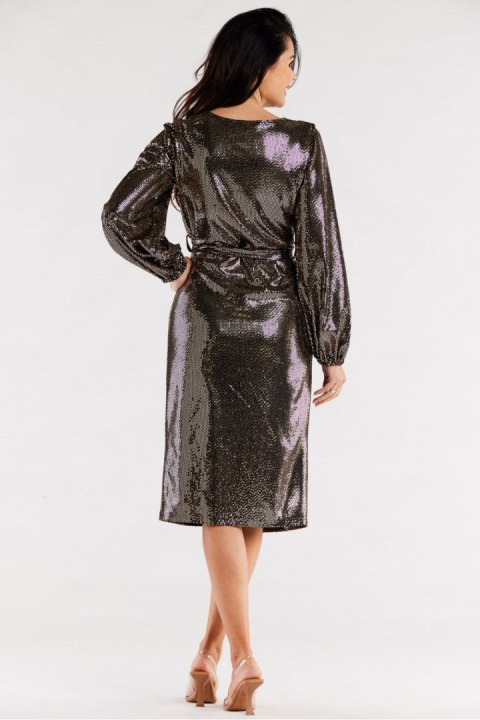 Sukienka Model A564 Gold Dots - awama Sukienka Model A564 Gold Dots - awama