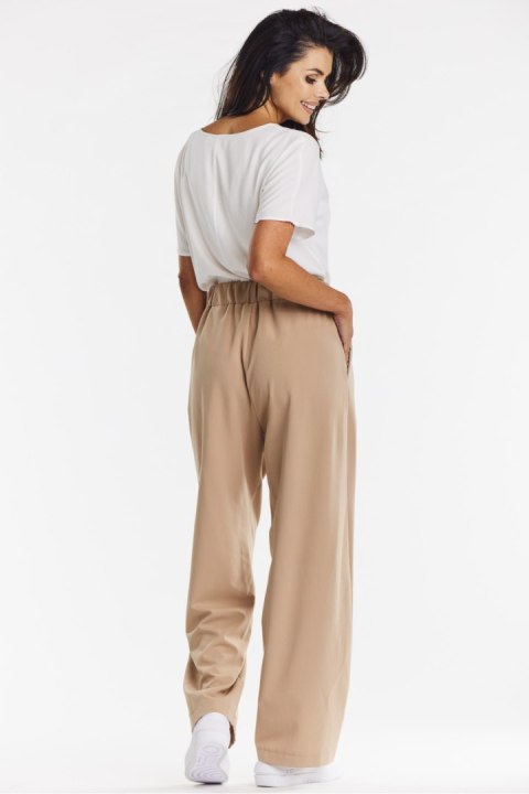 Spodnie Damskie Model A674 Beige - awama Spodnie Damskie Model A674 Beige - awama