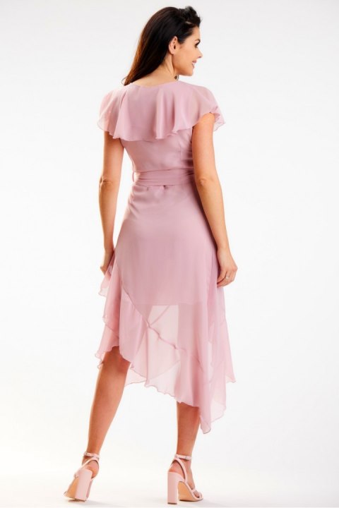 Sukienka Model A574 Dirty Pink - awama Sukienka Model A574 Dirty Pink - awama
