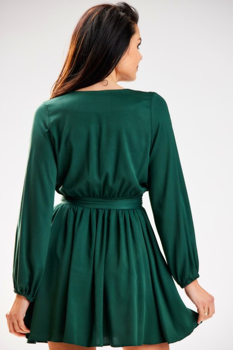Sukienka Model A577 Bottle Green - awama Sukienka Model A577 Bottle Green - awama