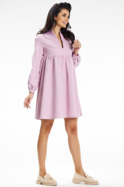 Sukienka Model A636 Dirty Pink - awama Sukienka Model A636 Dirty Pink - awama