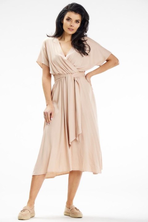 Sukienka Model A642 Beige - awama Sukienka Model A642 Beige - awama
