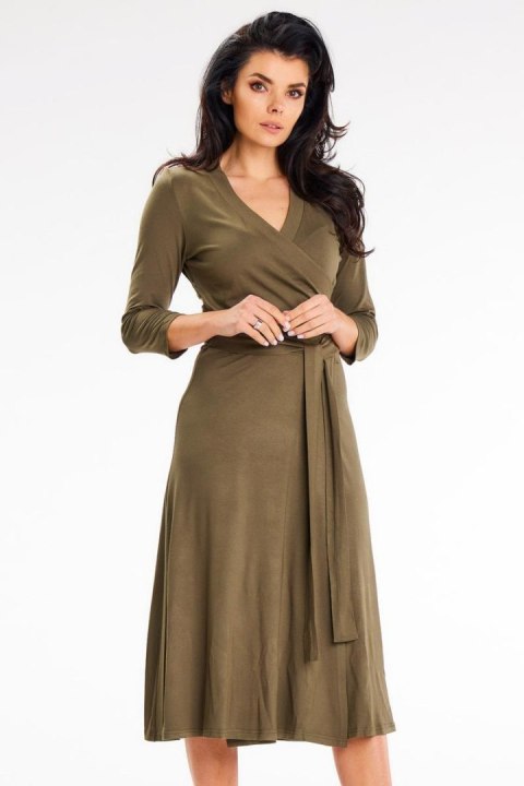 Sukienka Model A653 Khaki - awama Sukienka Model A653 Khaki - awama