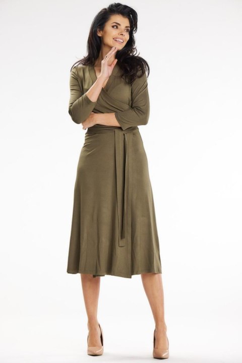 Sukienka Model A653 Khaki - awama Sukienka Model A653 Khaki - awama