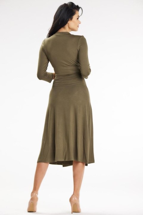 Sukienka Model A653 Khaki - awama Sukienka Model A653 Khaki - awama