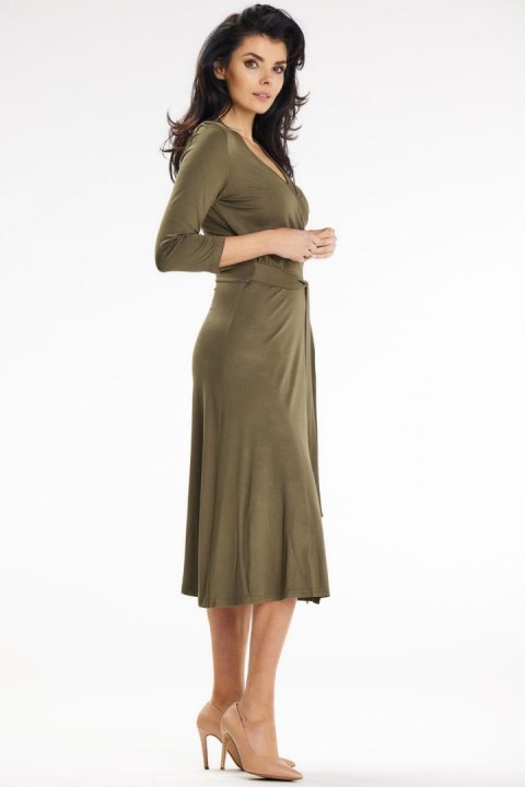Sukienka Model A653 Khaki - awama Sukienka Model A653 Khaki - awama