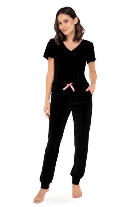 Spodnie Dres Damski Model Audrey Black - Babella Spodnie Dres Damski Model Audrey Black - Babella