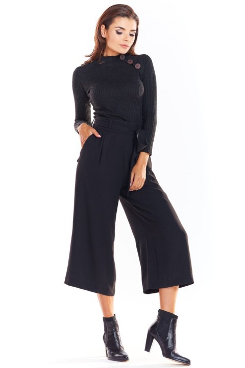 Sweter Damski Model A315 Black - awama Sweter Damski Model A315 Black - awama