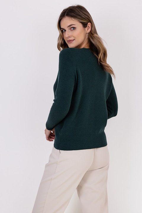 Sweter Damski Model SWE243 Green - MKM Sweter Damski Model SWE243 Green - MKM