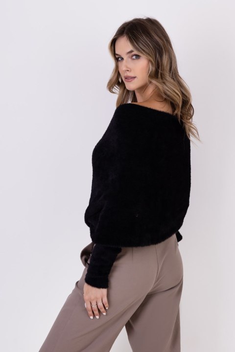 Sweter Damski Model SWE277 Black - MKM Sweter Damski Model SWE277 Black - MKM