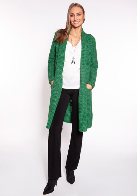 Sweter Kardigan Model PA015 Green - MKM Sweter Kardigan Model PA015 Green - MKM
