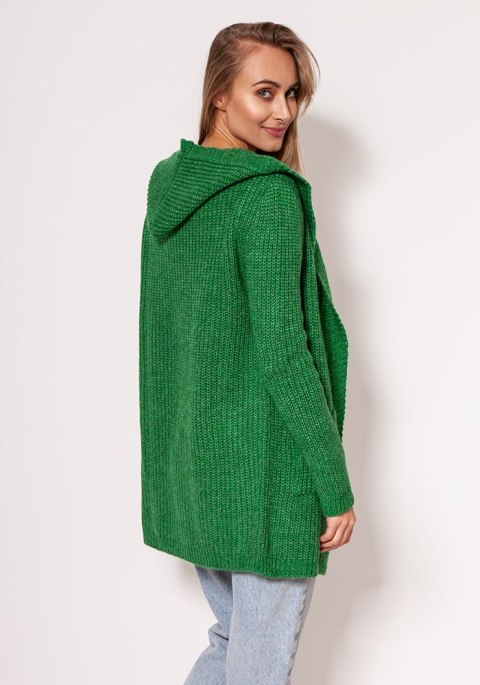 Sweter Kardigan Model PA018 Green - MKM Sweter Kardigan Model PA018 Green - MKM