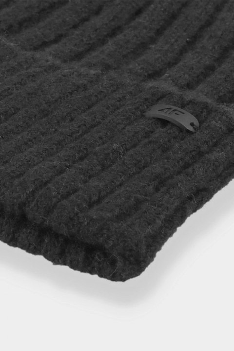 Czapka Damska Model 4FAW23ACAPF299-20S Black - 4F Czapka Damska Model 4FAW23ACAPF299-20S Black - 4F