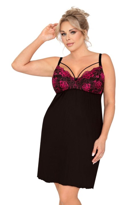 Koszulka nocna Koszulka Model Candy Plus Black - Donna Koszulka nocna Koszulka Model Candy Plus Black - Donna