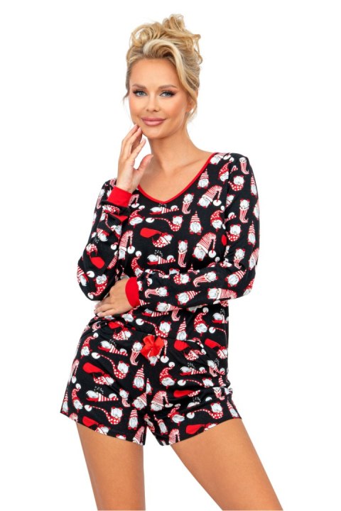 Piżama Damska Model Santi II Black - Donna Piżama Damska Model Santi II Black - Donna