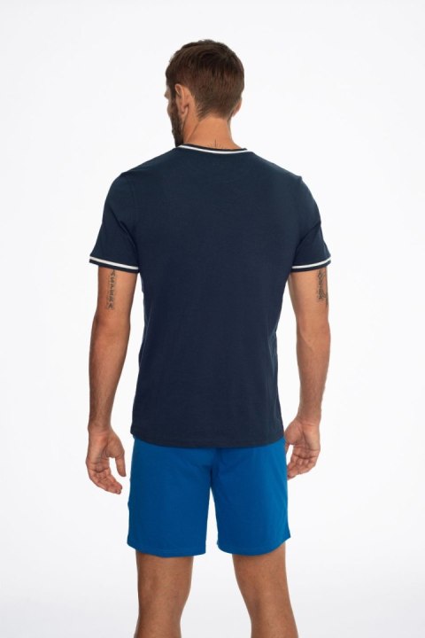 Piżama Męska Model City 41287-59X Navy - Henderson Piżama Męska Model City 41287-59X Navy - Henderson