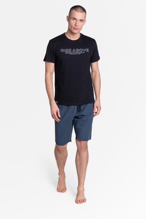 Piżama Męska Model Dojo 38883-99X Black/Navy - Henderson Piżama Męska Model Dojo 38883-99X Black/Navy - Henderson