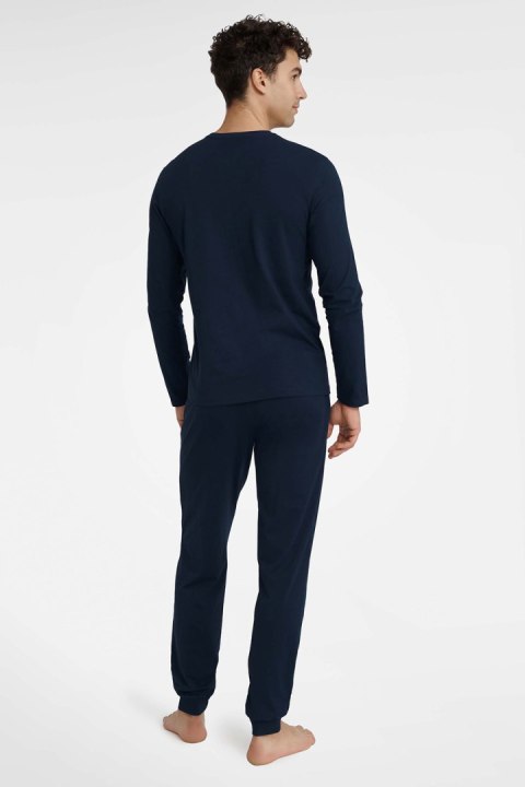 Piżama Męska Model Icicle 40953-59X Navy - Henderson Piżama Męska Model Icicle 40953-59X Navy - Henderson