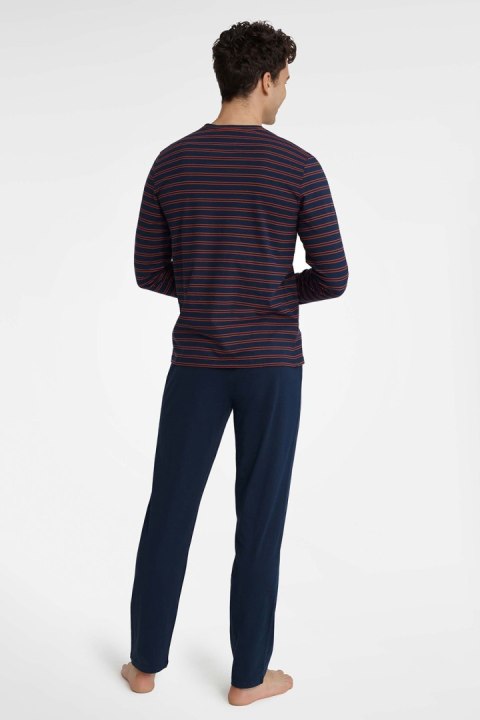Piżama Męska Model Umbra 40959-59X Navy - Henderson Piżama Męska Model Umbra 40959-59X Navy - Henderson