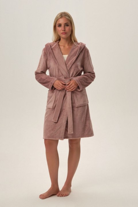 Szlafrok Damski Model Frankie 41950-39X Powder Pink - Henderson Szlafrok Damski Model Frankie 41950-39X Powder Pink - Henderson