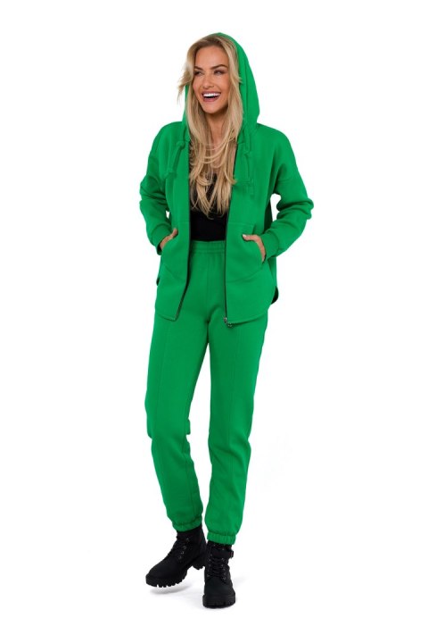 Spodnie Dresowe Model MOE760 Green - Moe Spodnie Dresowe Model MOE760 Green - Moe
