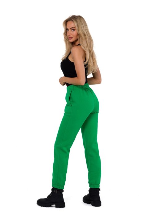 Spodnie Dresowe Model MOE760 Green - Moe Spodnie Dresowe Model MOE760 Green - Moe